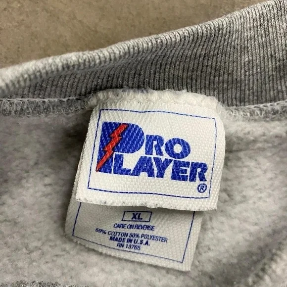 Vintage NFL Pro Player QB Club 90s Sweatshirt Crewneck Size XL - Picture 4 of 6